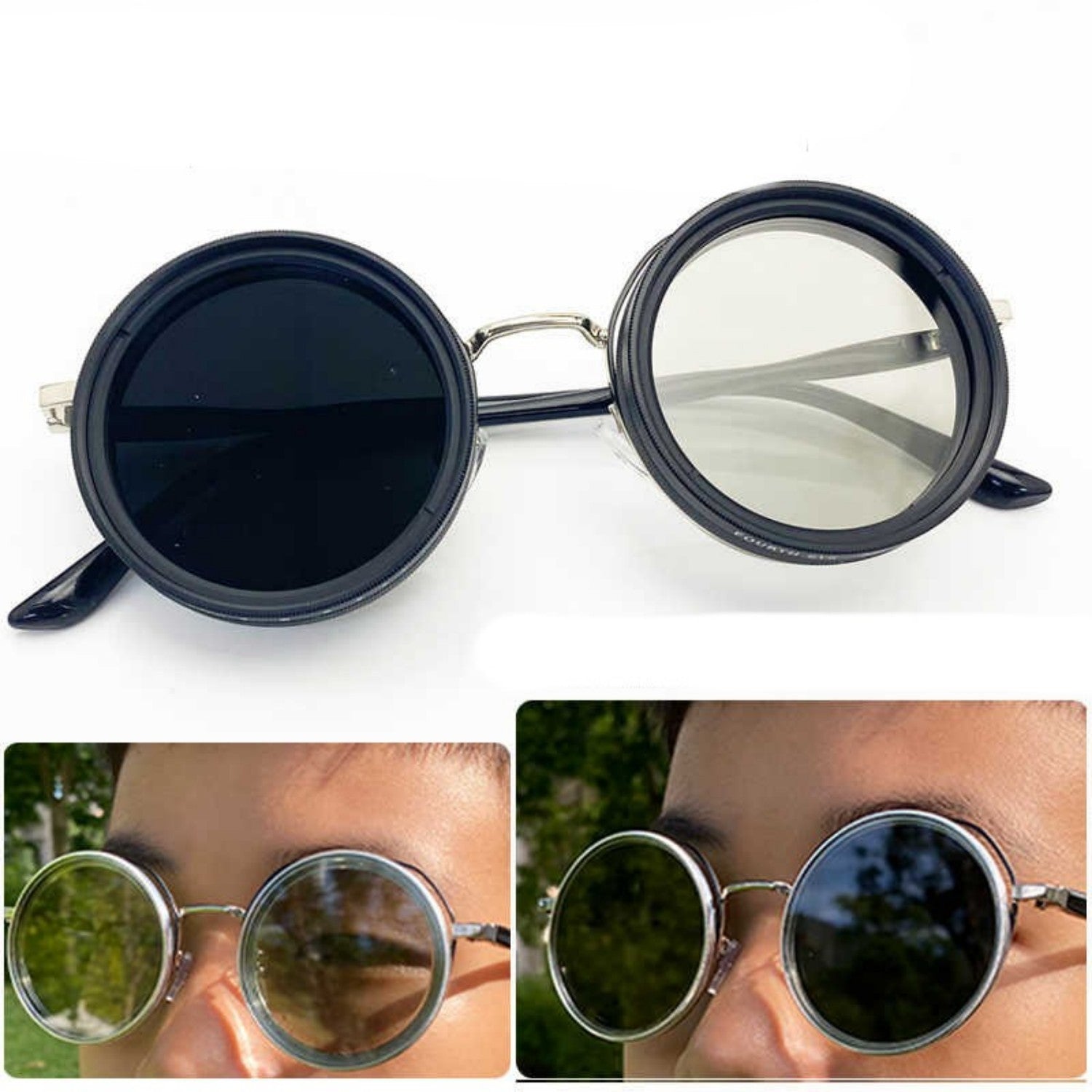 Adjustable Dimming Handmade Sunglasses