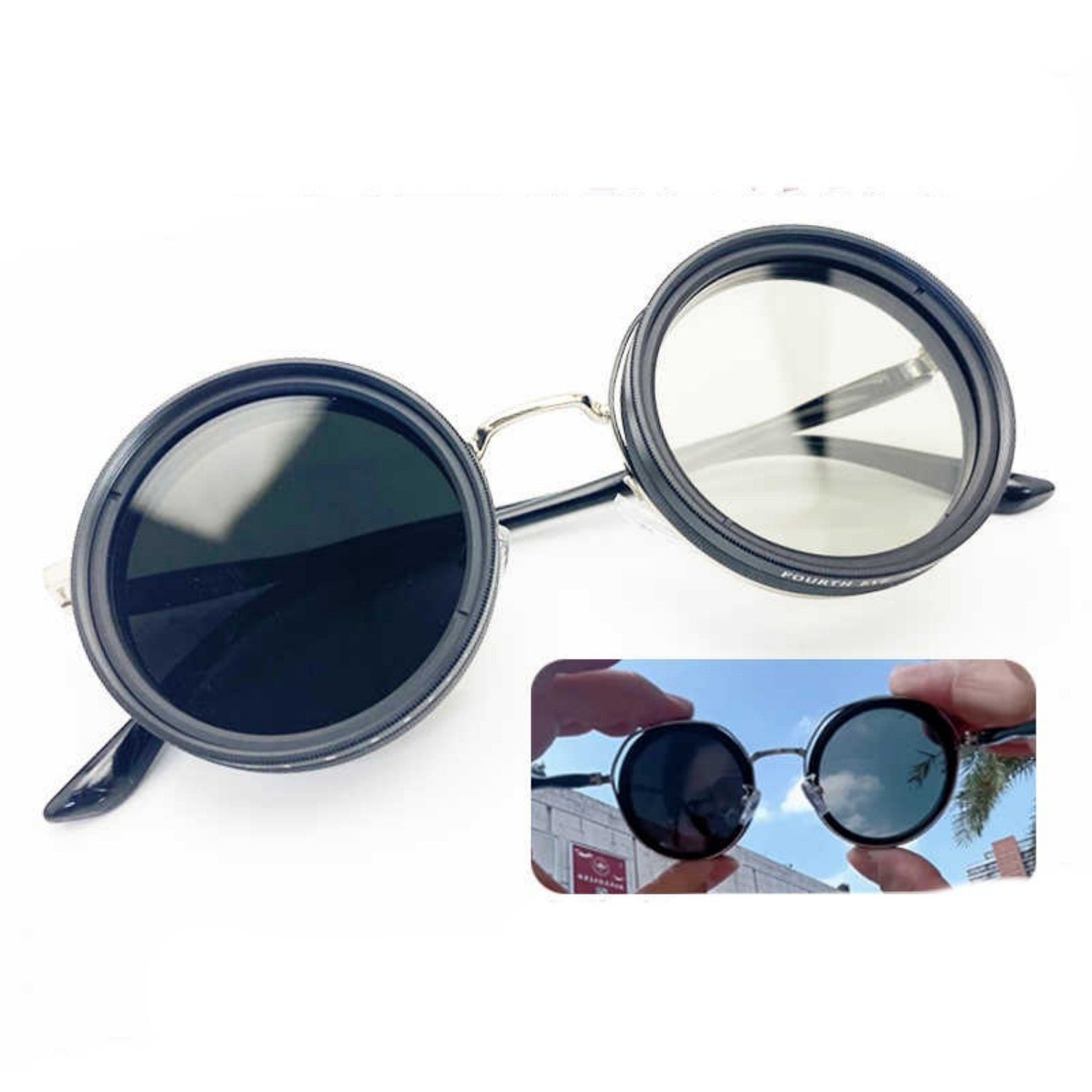 Adjustable Dimming Handmade Sunglasses